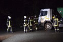 Container LKW umgestuerzt Koeln Brueck Bruecker- Dellbruecker Mauspfad P584